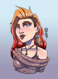 Glim Bust Shaded Varient